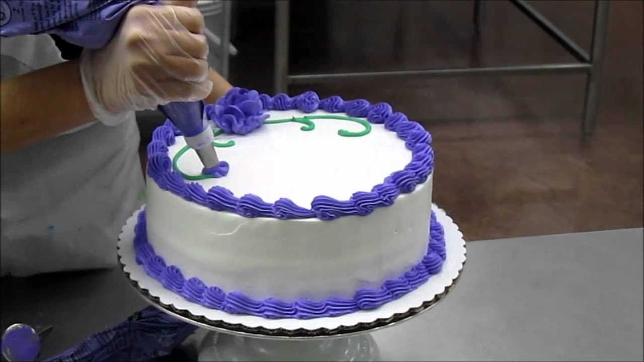 How To Make A Birthday Cake
 Lady Making a Birthday Cake
