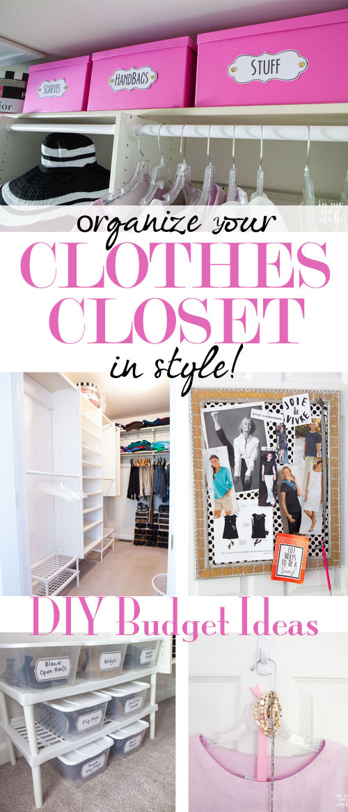 How To Organize Your Closet DIY
 Clothes Closet Organizing Ideas