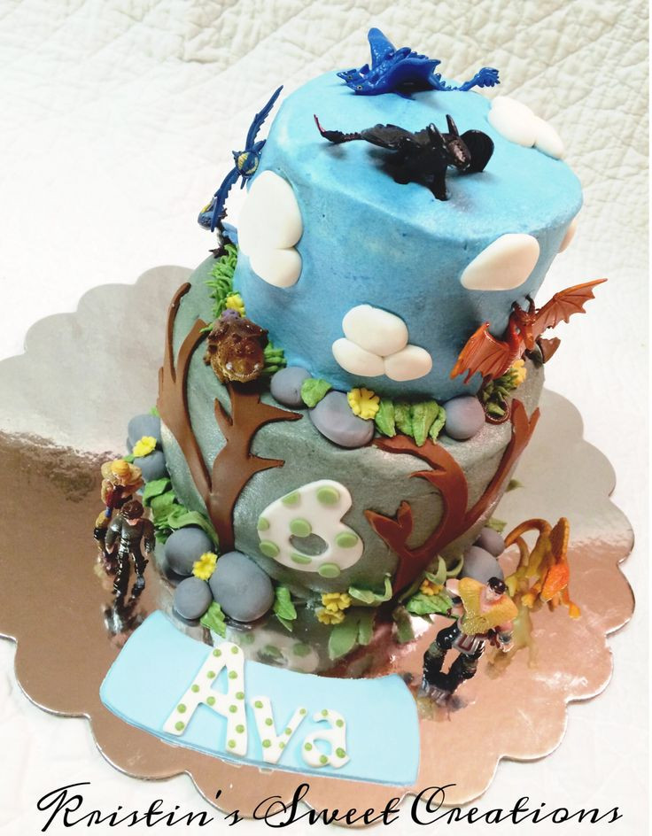 How To Train Your Dragon Birthday Cake
 How to Train Your Dragon cake