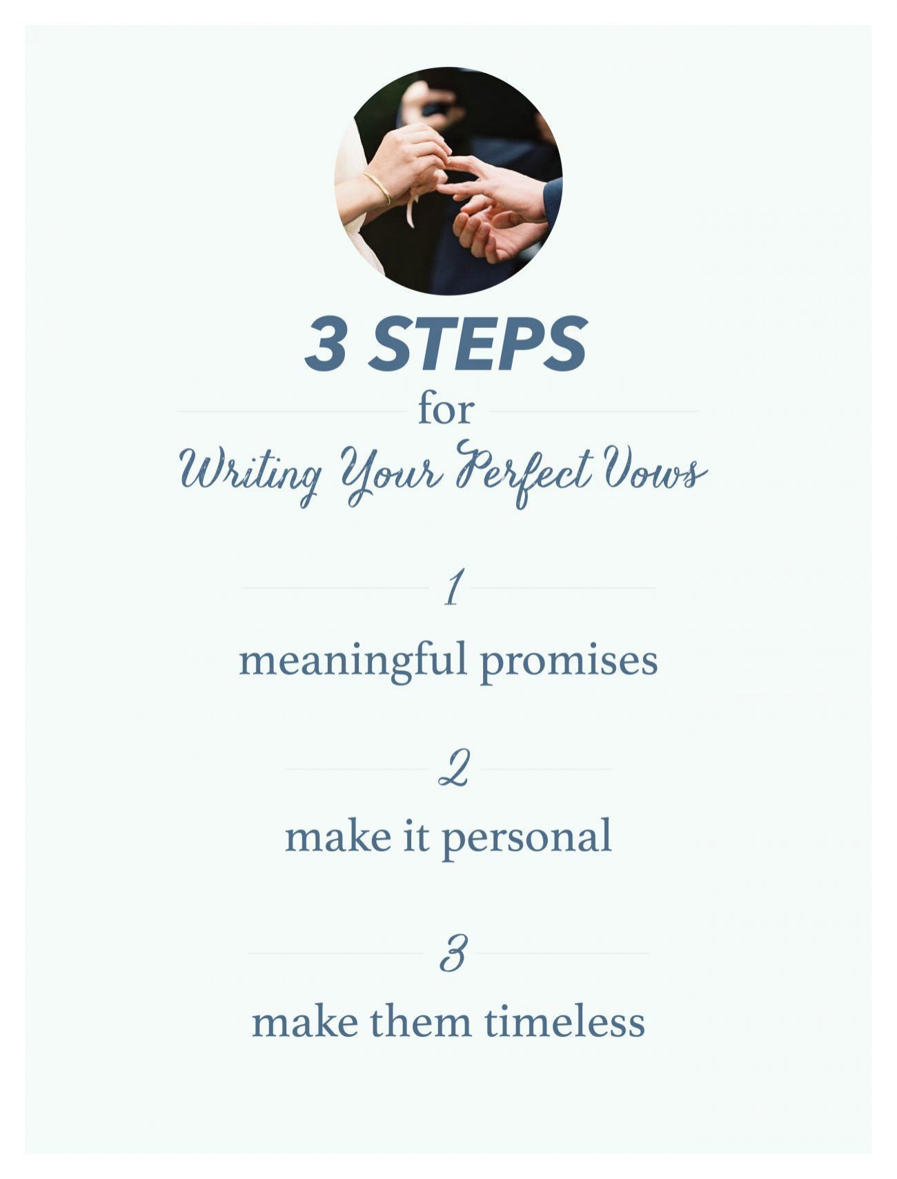 How To Write A Wedding Vow
 A Guide to Writing Your Perfect Wedding Vows ce Wed