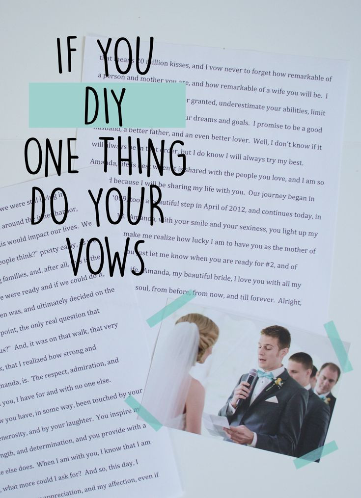 How To Write A Wedding Vow
 How to write your own wedding vows