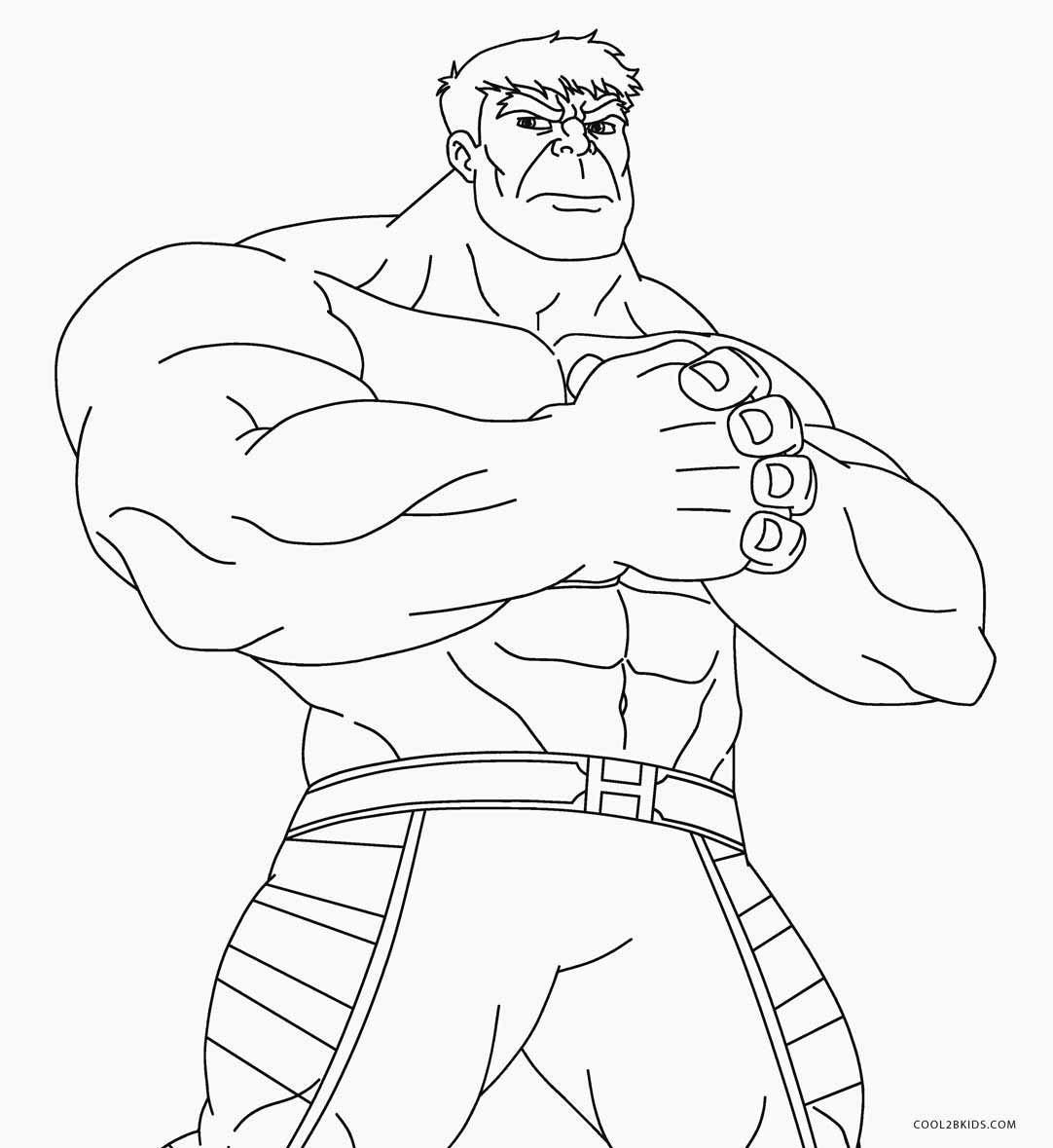Hulk Coloring Pages For Kids
 Free Printable Hulk Coloring Pages For Kids