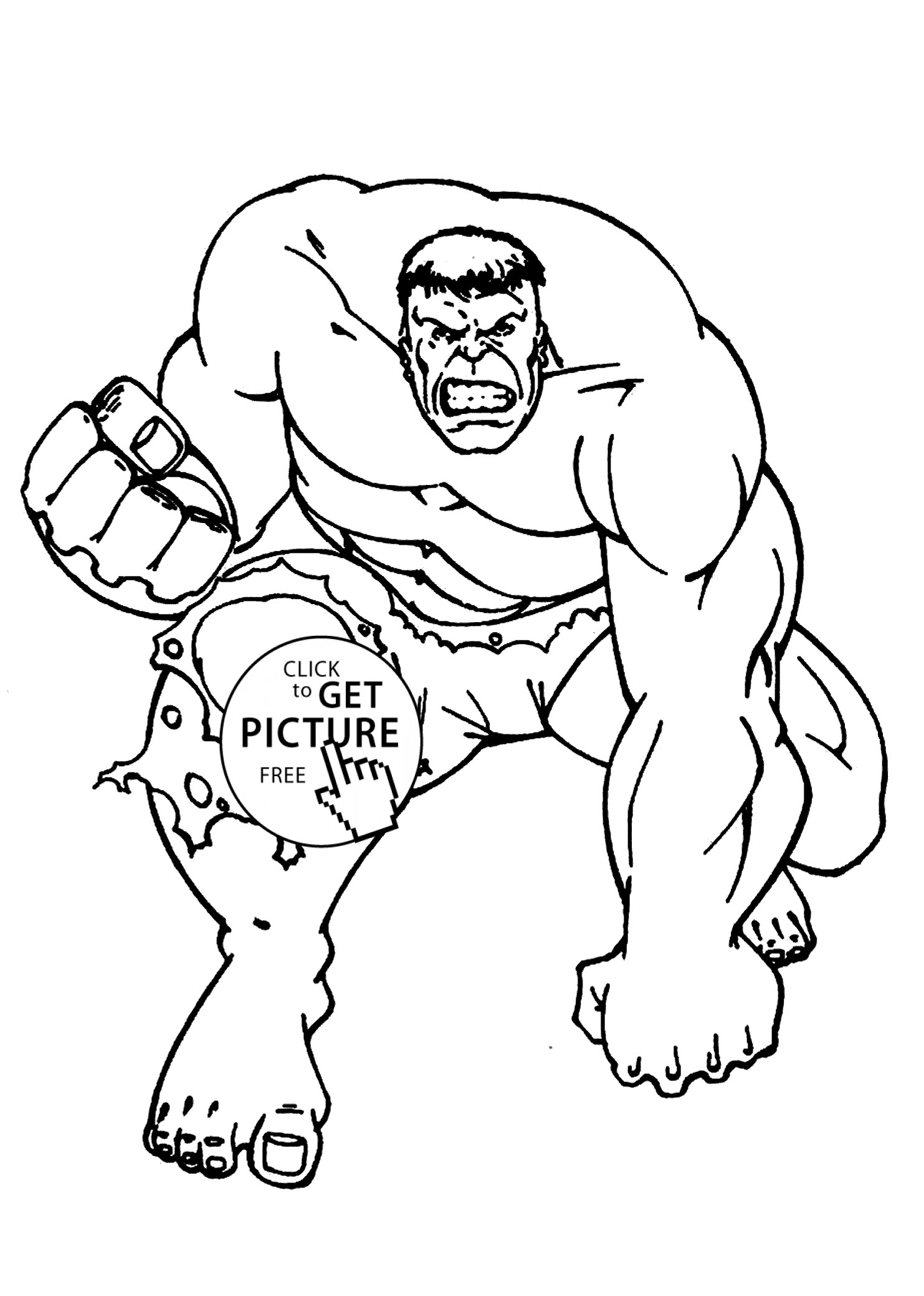Hulk Coloring Pages For Kids
 Hulk coloring pages for kids printable free