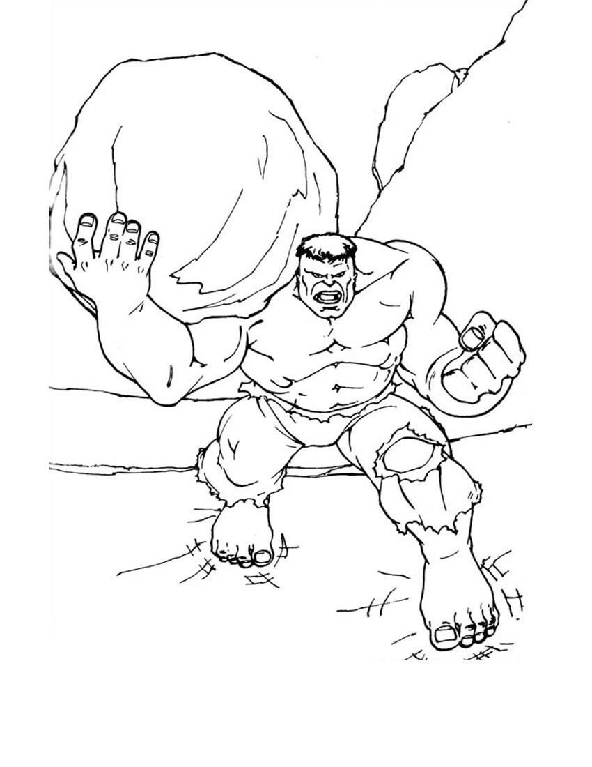 Hulk Coloring Pages For Kids
 Hulk Coloring Pages