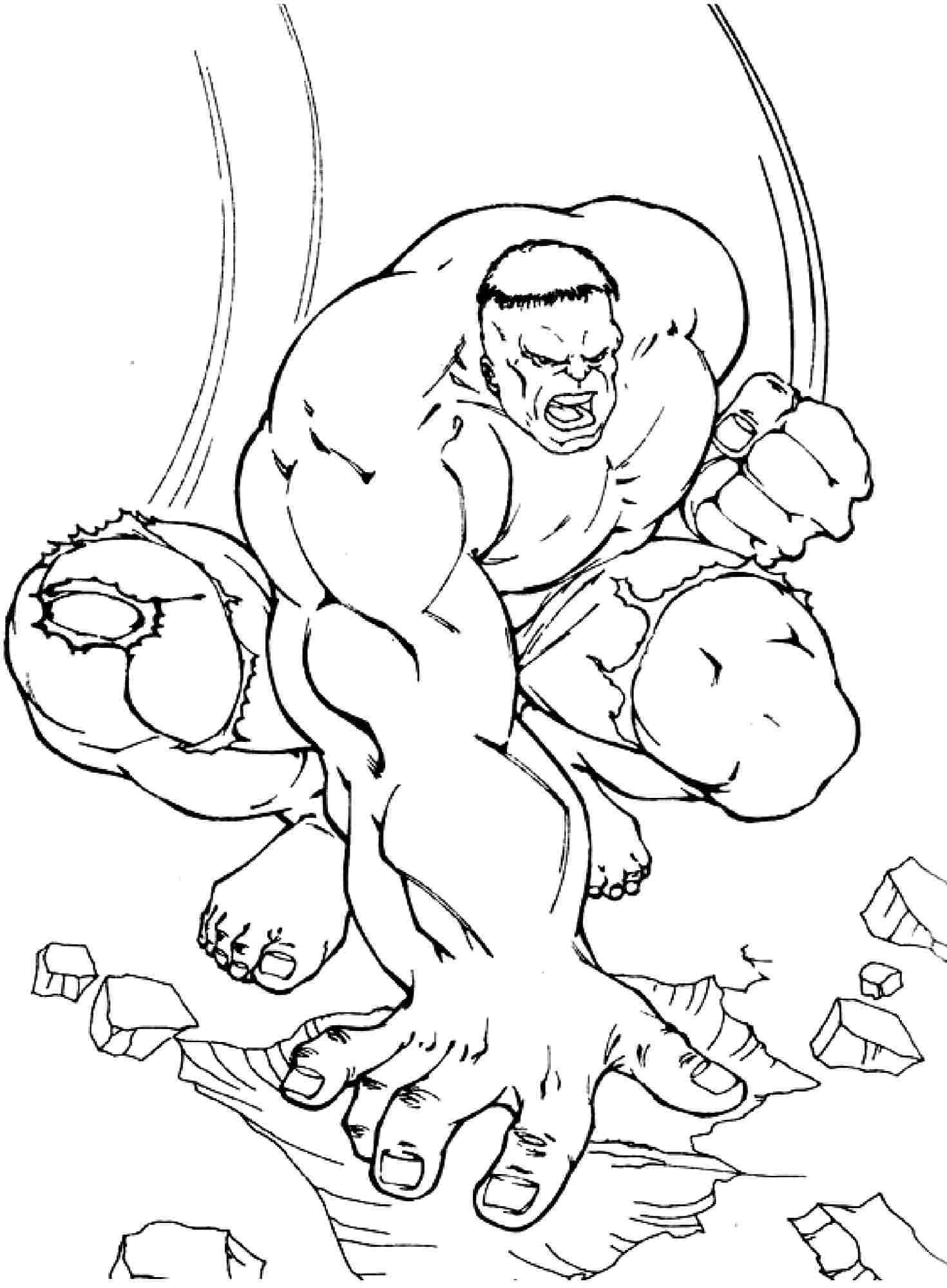 Hulk Coloring Pages For Kids
 25 Popular Hulk Coloring Pages For Toddler