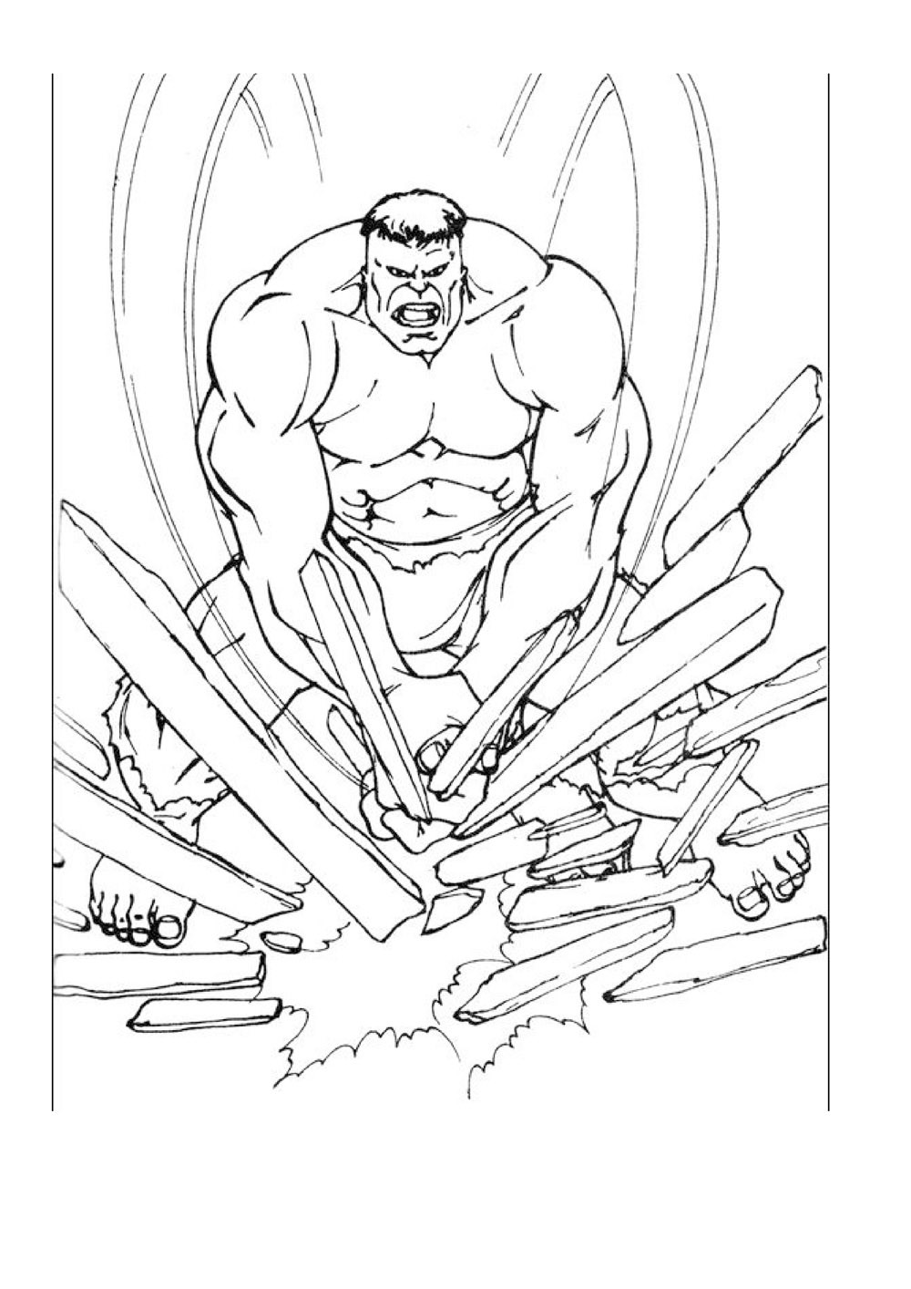 Hulk Coloring Pages For Kids
 Hulk to color for children Hulk Kids Coloring Pages
