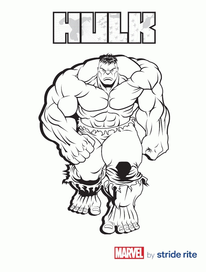 Hulk Coloring Pages For Kids
 Red Hulk Coloring Pages Coloring Home