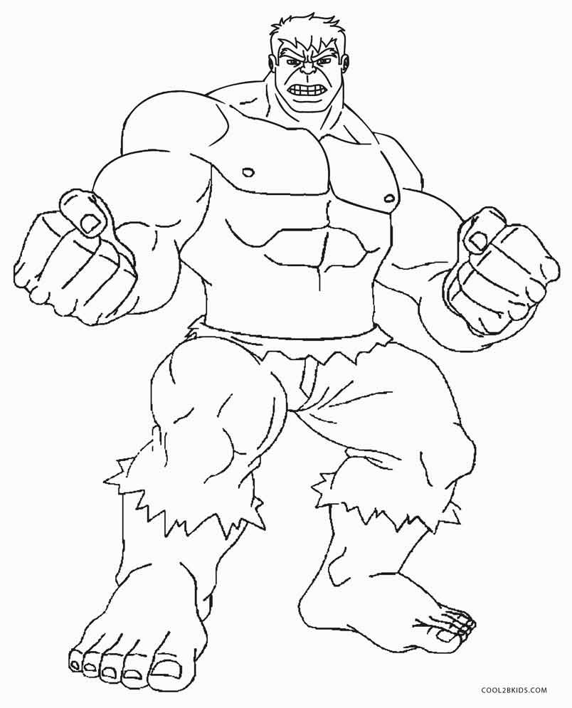 Hulk Coloring Pages For Kids
 Free Printable Hulk Coloring Pages For Kids