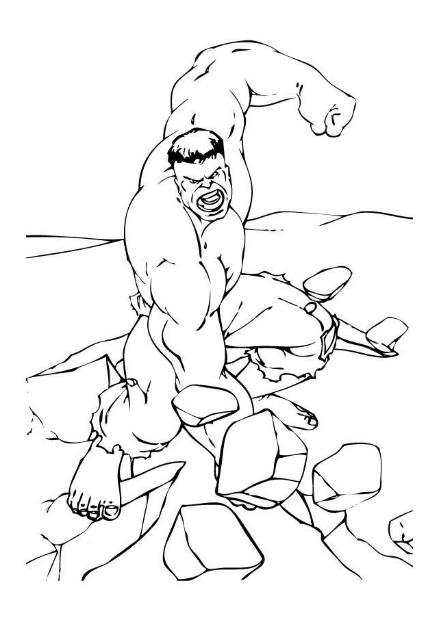 Hulk Coloring Pages For Kids
 12 Free Printable The Hulk Coloring Pages