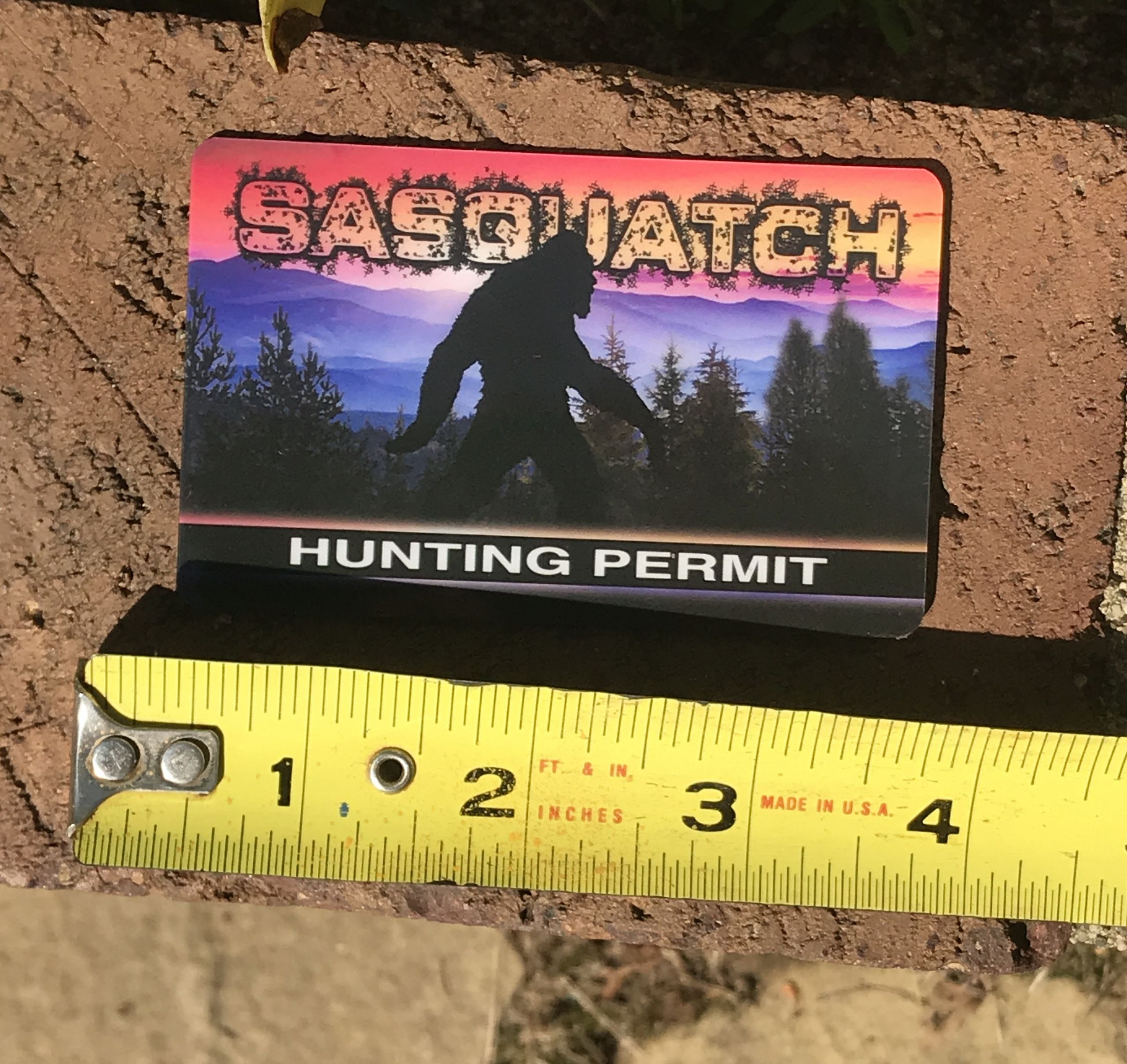 Hunting Gifts For Kids
 Sasquatch Hunting Permit Card Fun Gifts for Kids Gifts