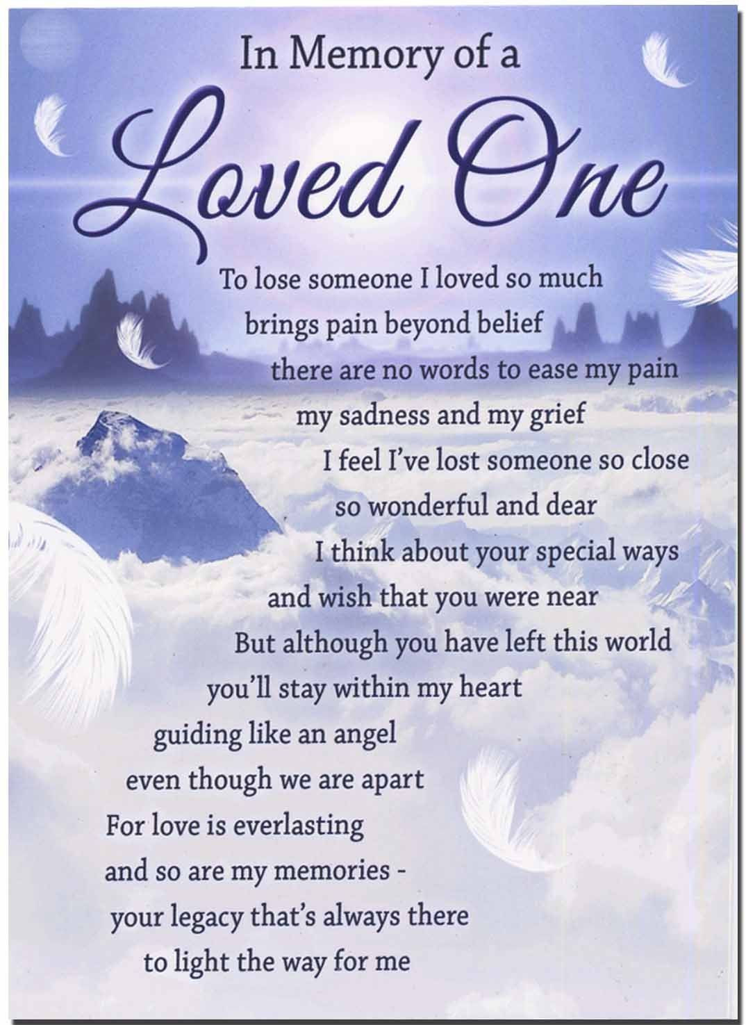 Husband Death Anniversary Quotes
 In memory of a loved one