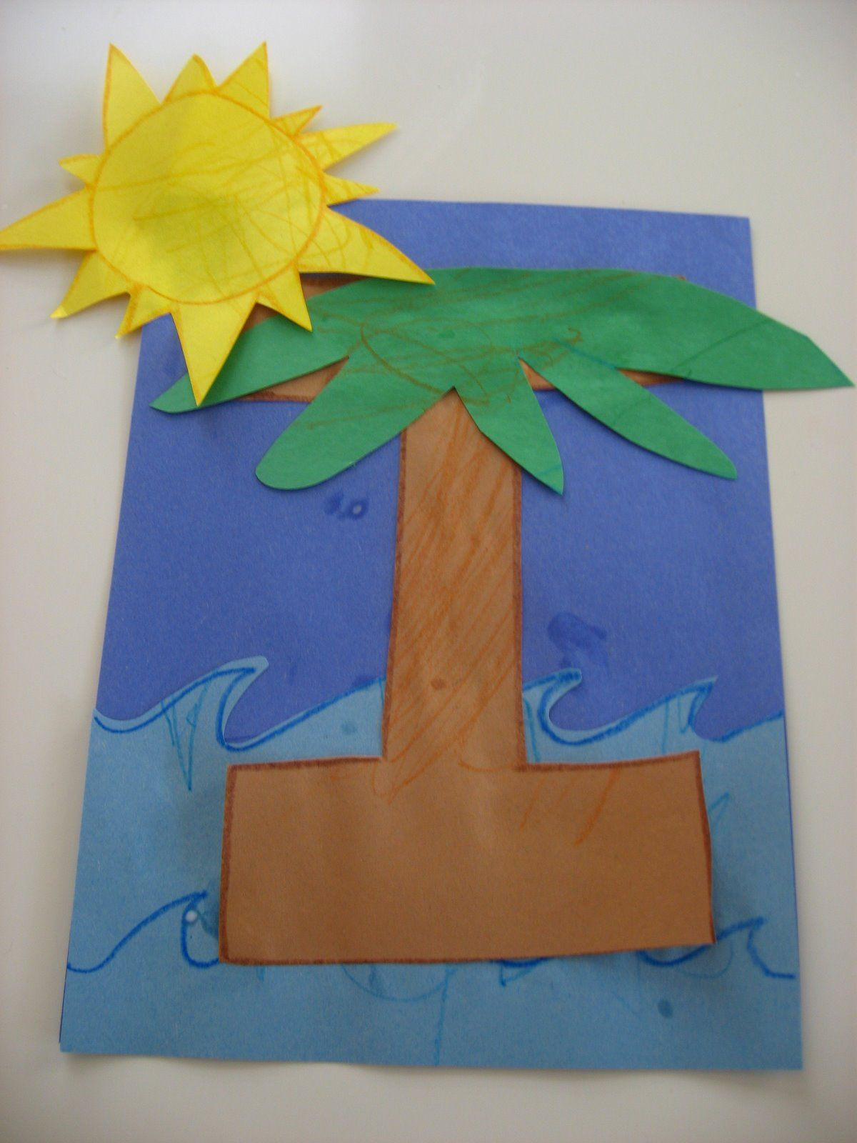 I Crafts For Preschoolers
 Letter I preschool craft island