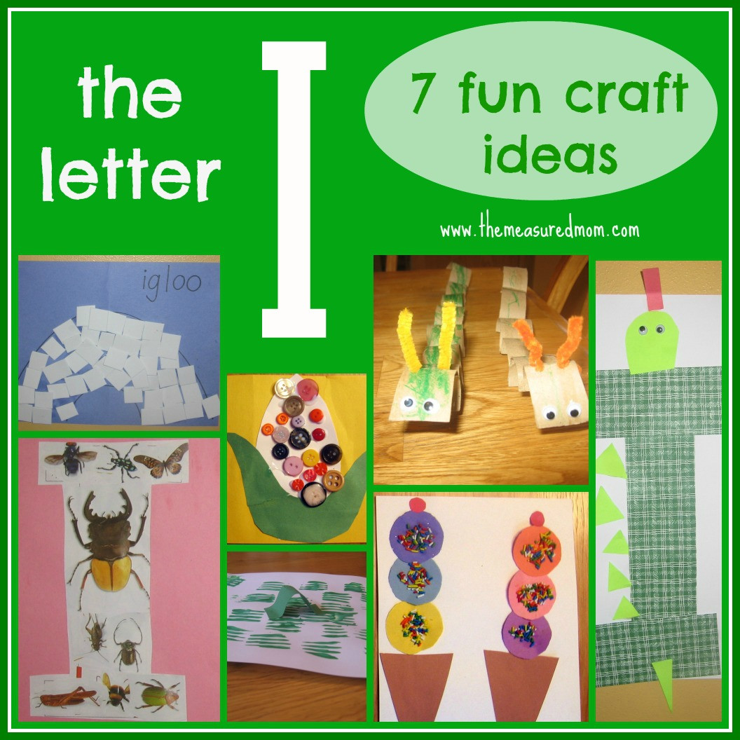 I Crafts For Preschoolers
 7 Fun Crafts for the Letter I The Measured Mom