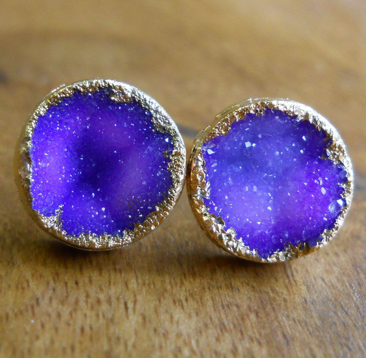 I Like The Way Your Sparkling Earrings Lay
 galaxy earrings think I may like this better as a