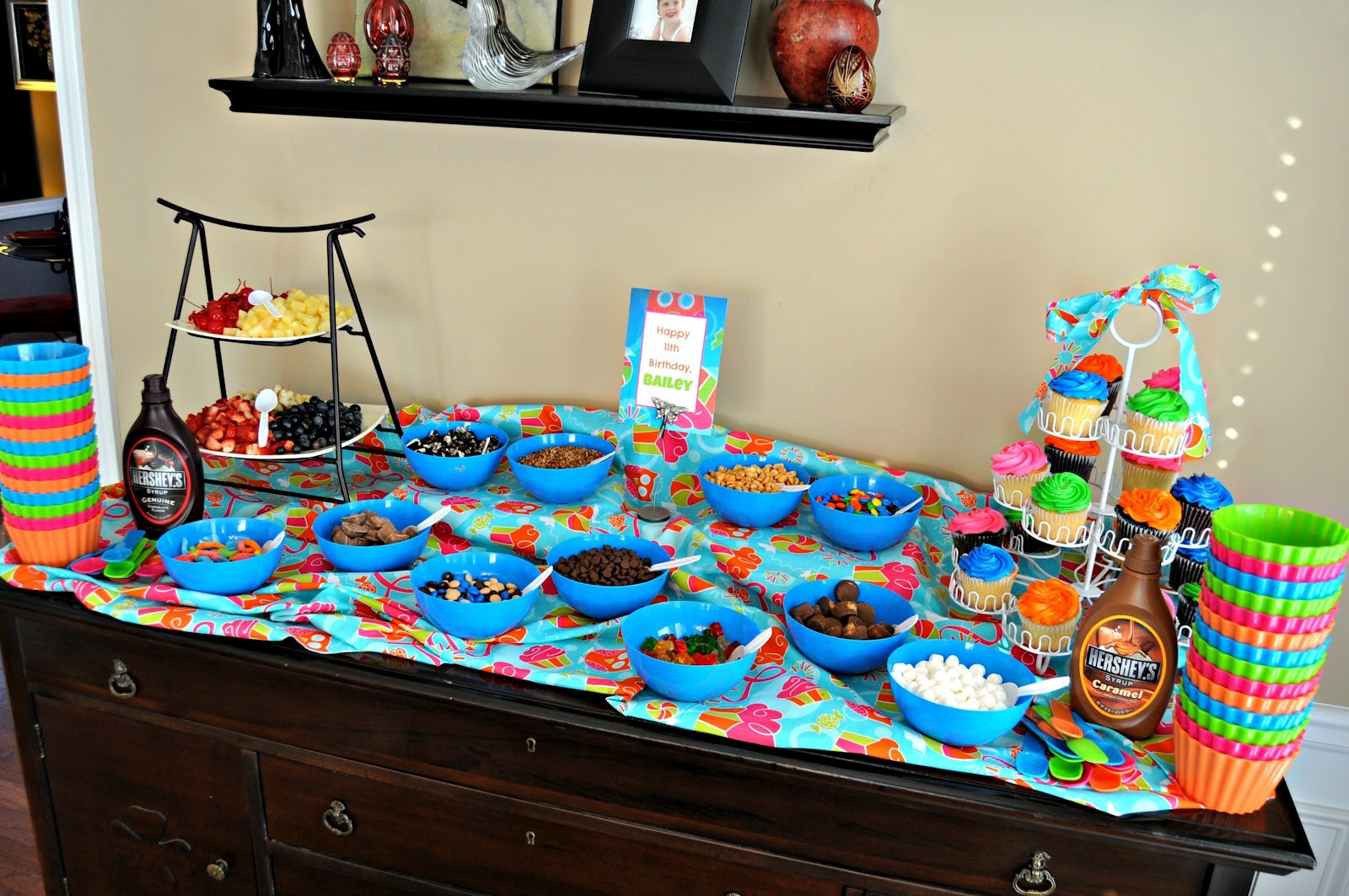 Ice Cream Bar Ideas For Birthday Party
 Werdyab Blog A Not Over The Top Birthday Party