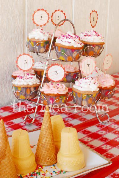 Ice Cream Bar Ideas For Birthday Party
 Ice Cream Sundae Bar Birthday Party The Idea Room