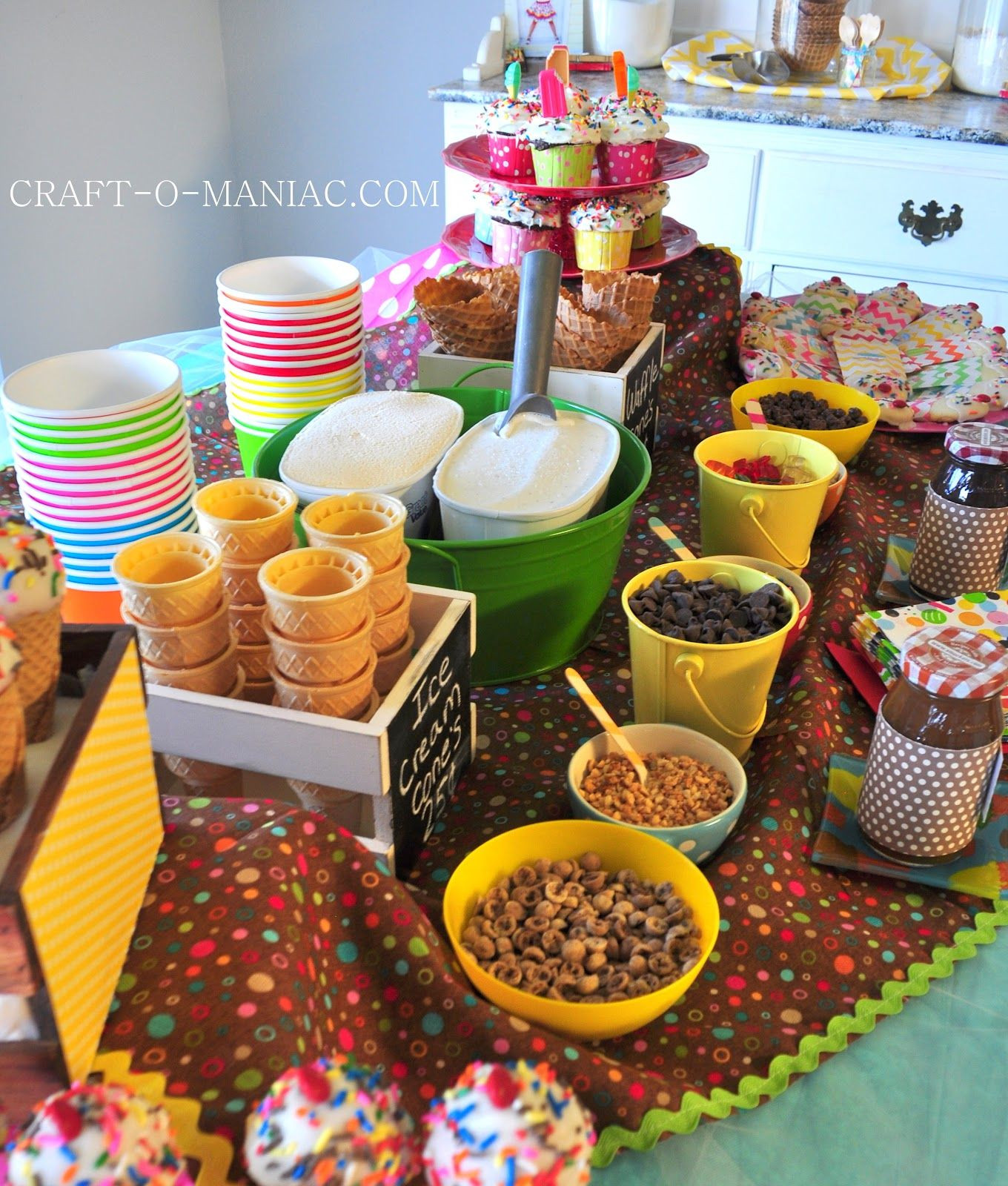 Ice Cream Bar Ideas For Birthday Party
 50 Birthday Party Themes For Girls