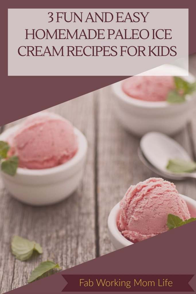 Ice Cream Recipes For Kids
 3 Fun and Easy Homemade Paleo Ice Cream Recipes