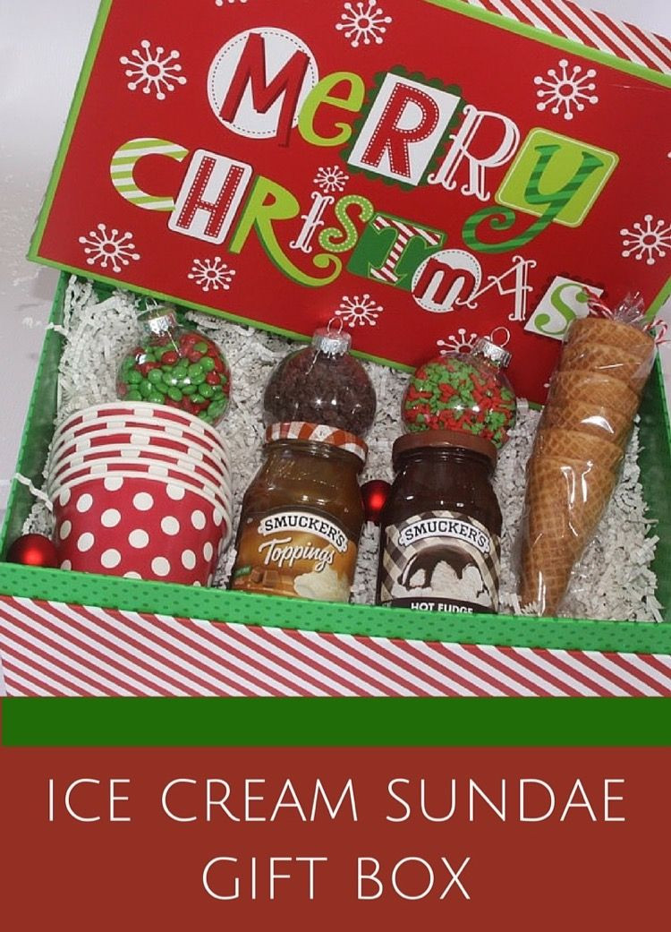 Ice Cream Sundae Gift Basket Ideas
 Ice Cream Sundae Gift Box
