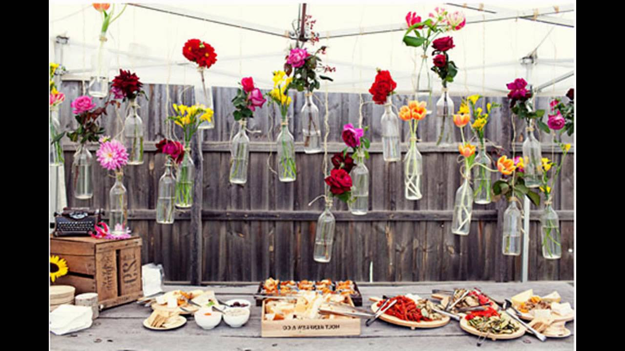 Ideas And Designs For A Backyard Engagement Party
 Awesome Outdoor party decoration ideas