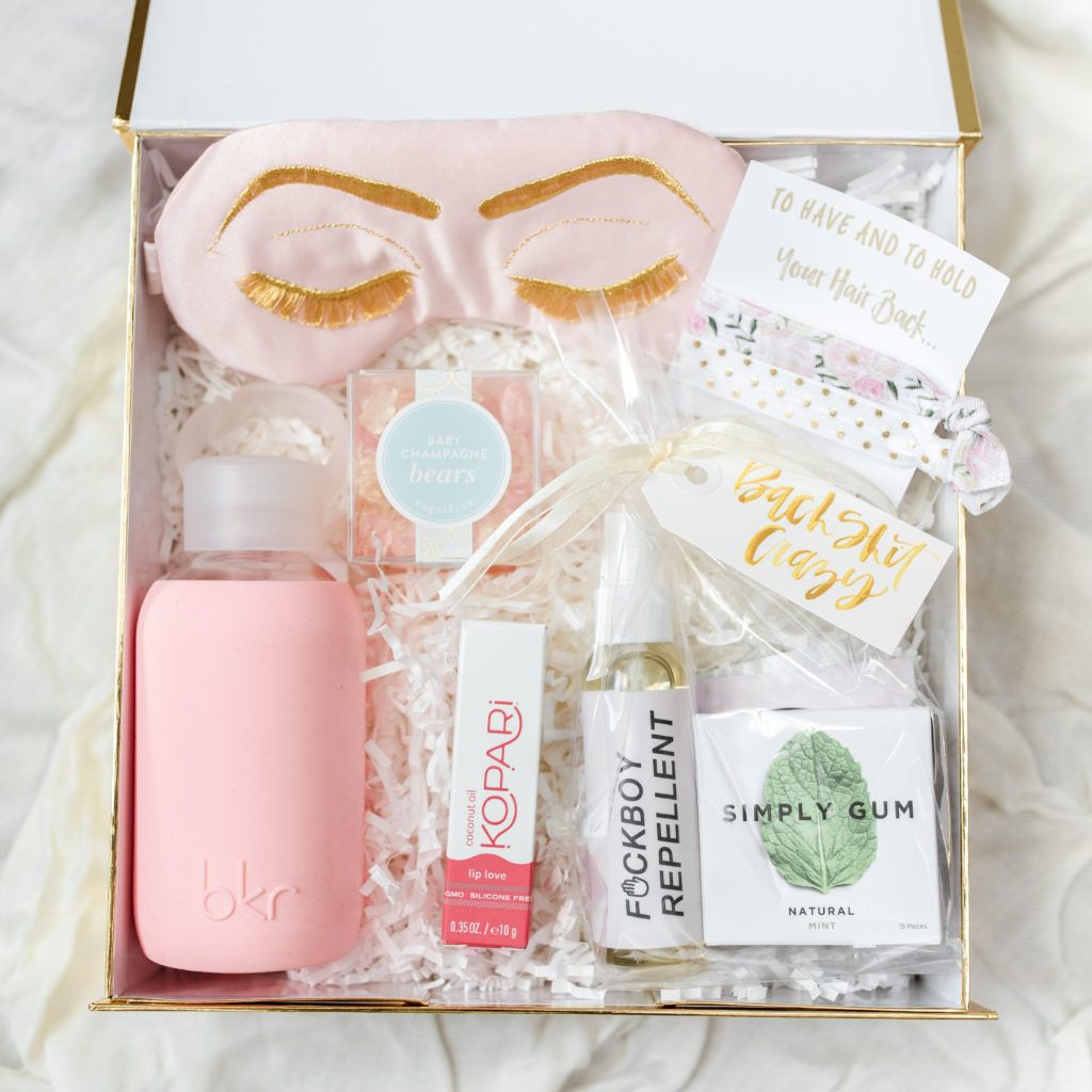 Ideas For Bachelorette Party Gifts For Bride
 Bachelorette Party Wel e Gift Essentials With images