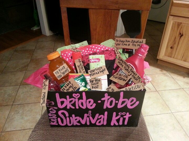 Ideas For Bachelorette Party Gifts For Bride
 For my friends bachelorette party I made her a bride to be