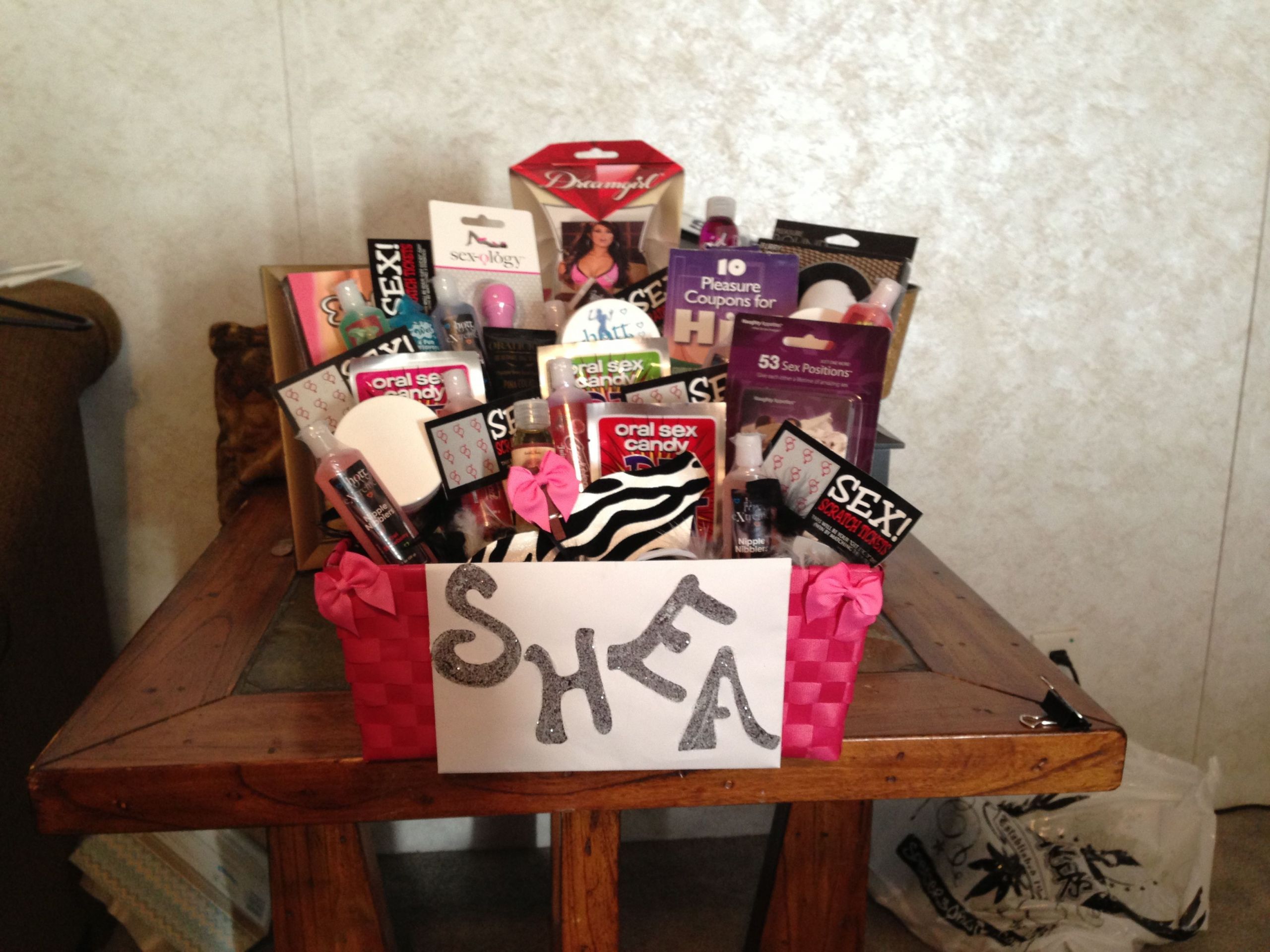Ideas For Bachelorette Party Gifts For Bride
 Bachelorette t basket Gifts