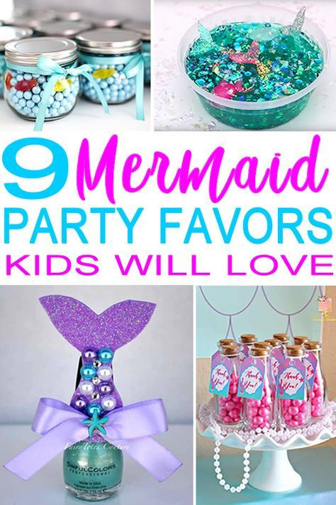 Ideas For Birthday Party Favors
 Mermaid Party Favor Ideas