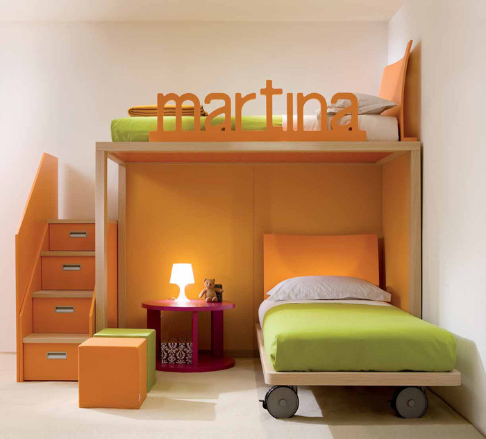 Ideas For Kids Bedrooms
 Cool and Ergonomic Bedroom Ideas for Two Children by