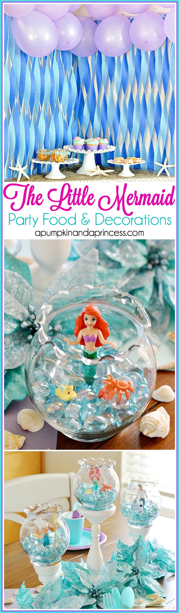 Ideas For Little Mermaid Birthday Party
 The Little Mermaid Party A Pumpkin And A Princess