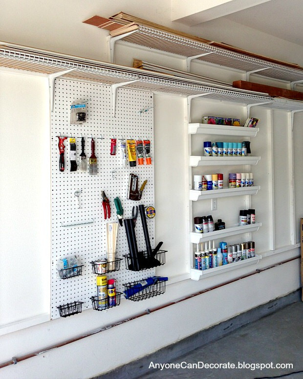 Ideas For Organizing Garage
 Garage Storage on a Bud • The Bud Decorator