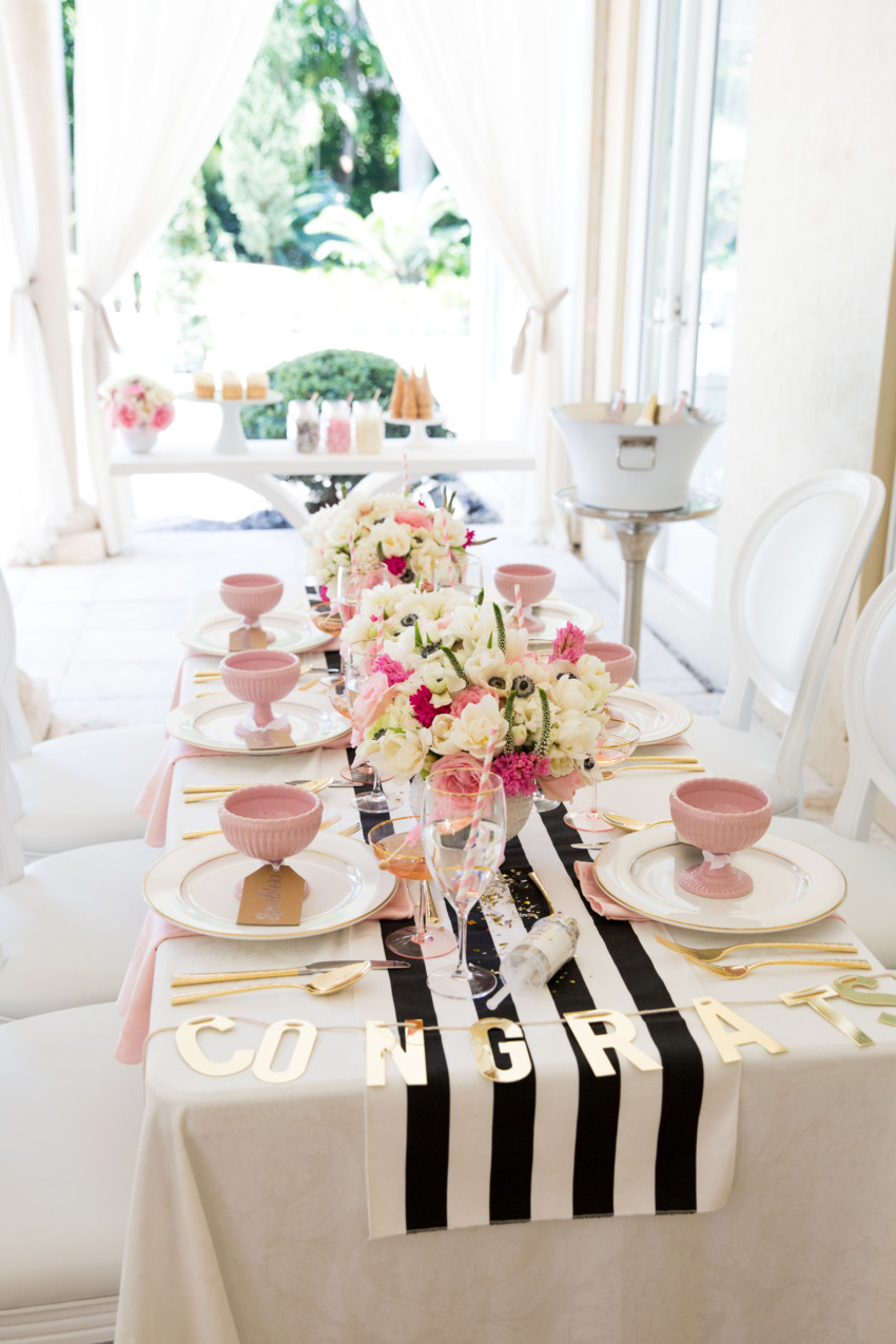 Ideas For Table Decorations For Graduation Party
 Host the Prettiest Graduation Party Fashionable Hostess