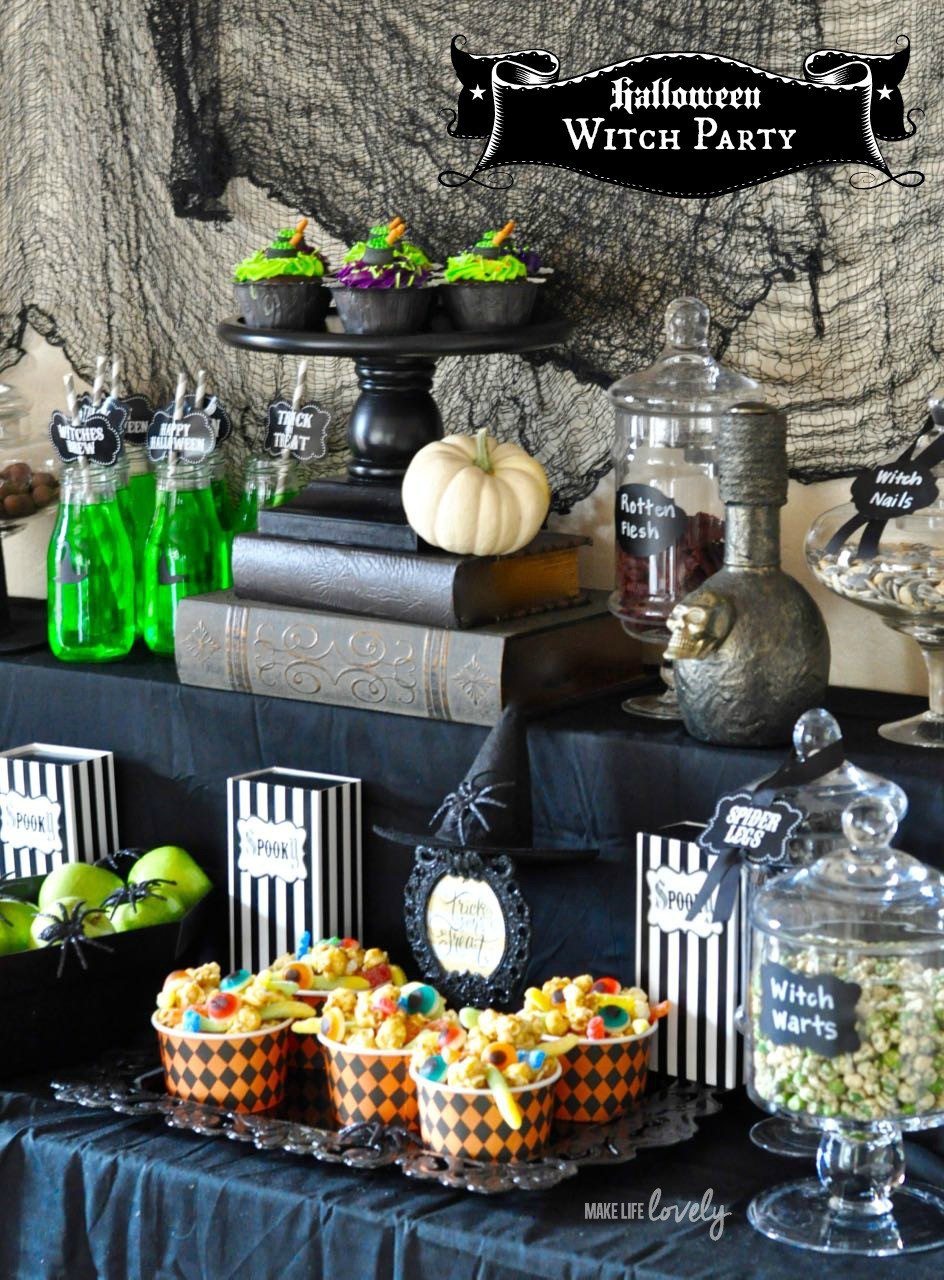 Ideas Halloween Party
 Witch Halloween Party Cauldron Pudding Make Life Lovely