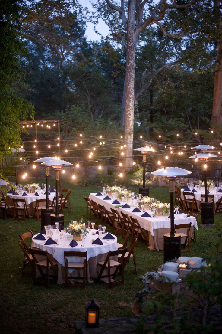 Ideas To Decorate Backyard For Engagement Party
 Outdoor Dinner Party Lights Video And s Table