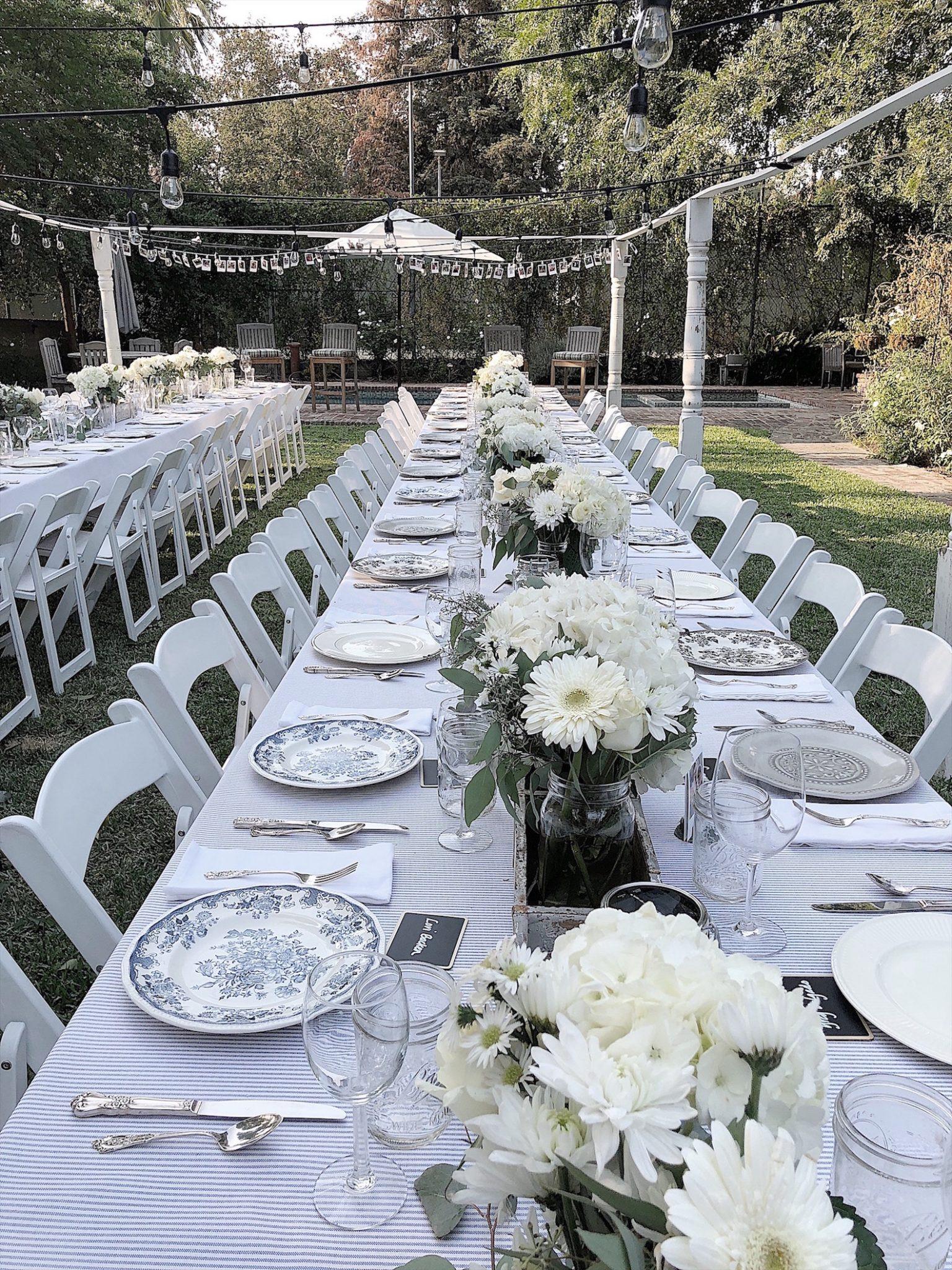Ideas To Decorate Backyard For Engagement Party
 Adding decor to the outdoor dining room