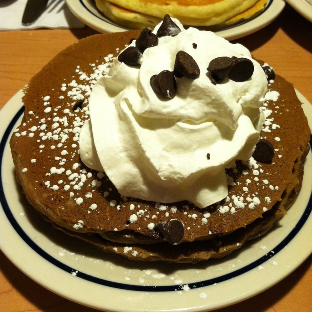 Ihop Chocolate Chocolate Chip Pancakes Chocolate Version
 Chocolate chocolate chip pancakes My favorite from IHOP