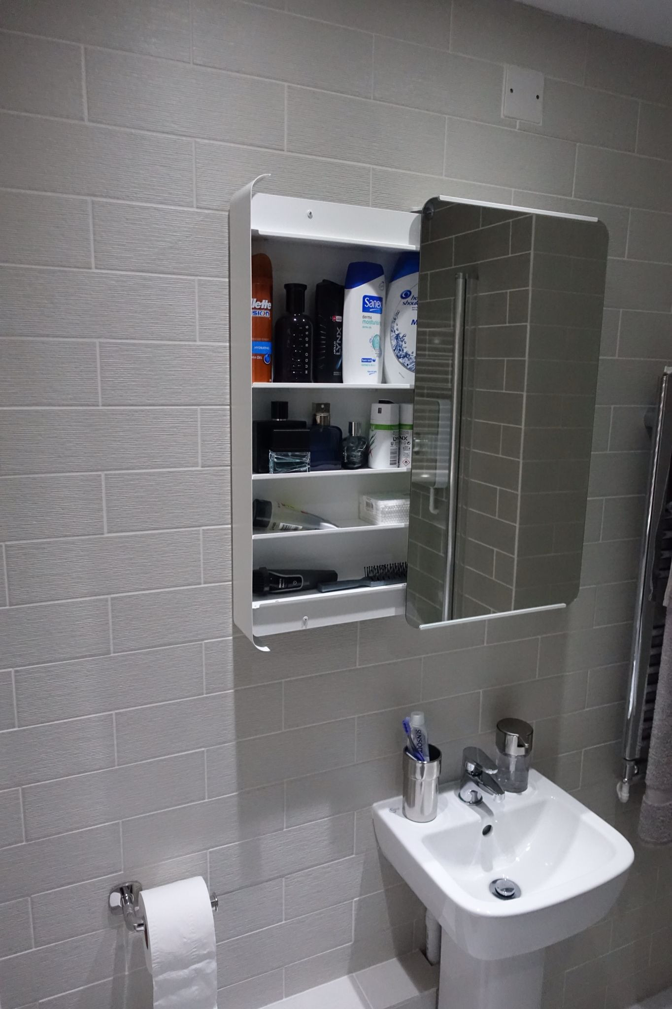 Ikea Bathroom Mirror Cabinet
 The bathroom cabinet was purchased from ikea Brickan