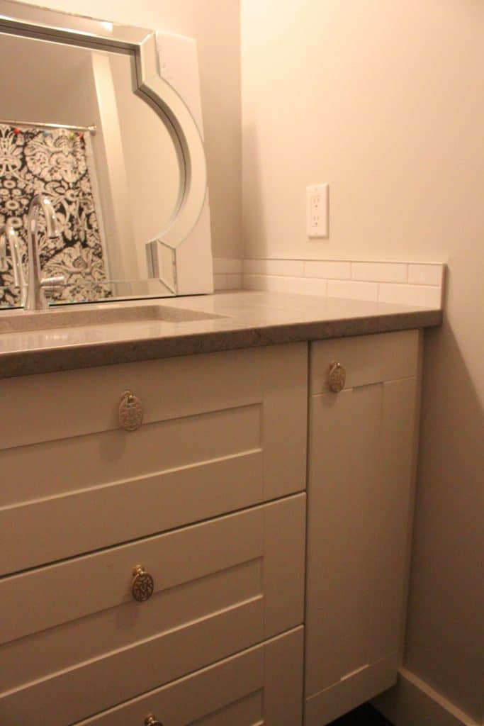 Ikea Kitchen Cabinets In Bathroom
 IKEA Sektion Kitchen Cabinets as Bathroom Vanities Easy