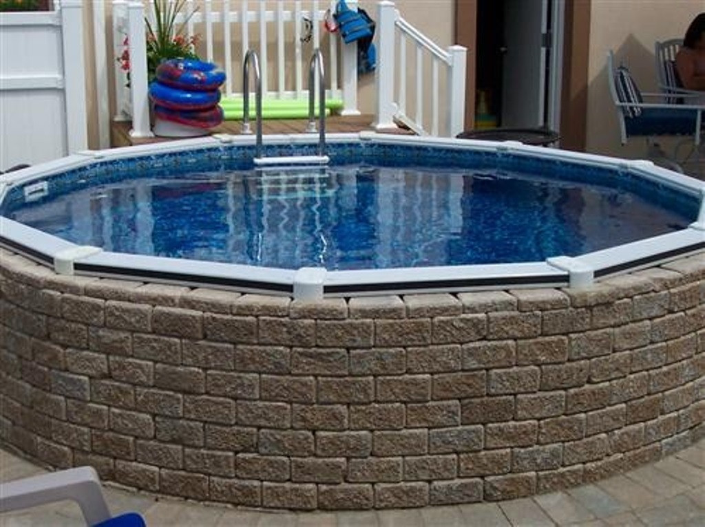 Image Of Above Ground Pool
 Ground Pool Landscaping Ideas – Deshouse