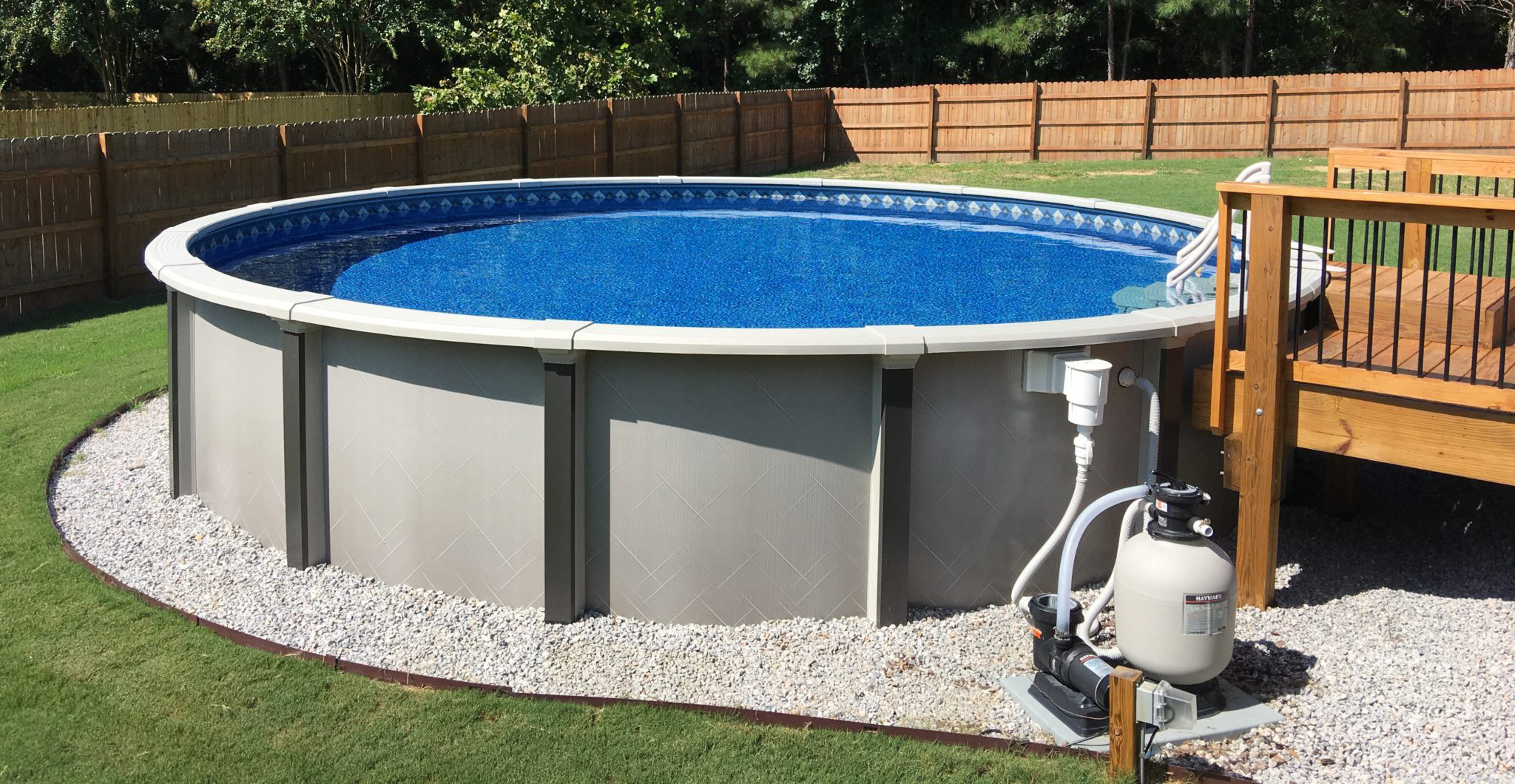 Image Of Above Ground Pool
 Ground Pools Cincinnati Pool and Patio