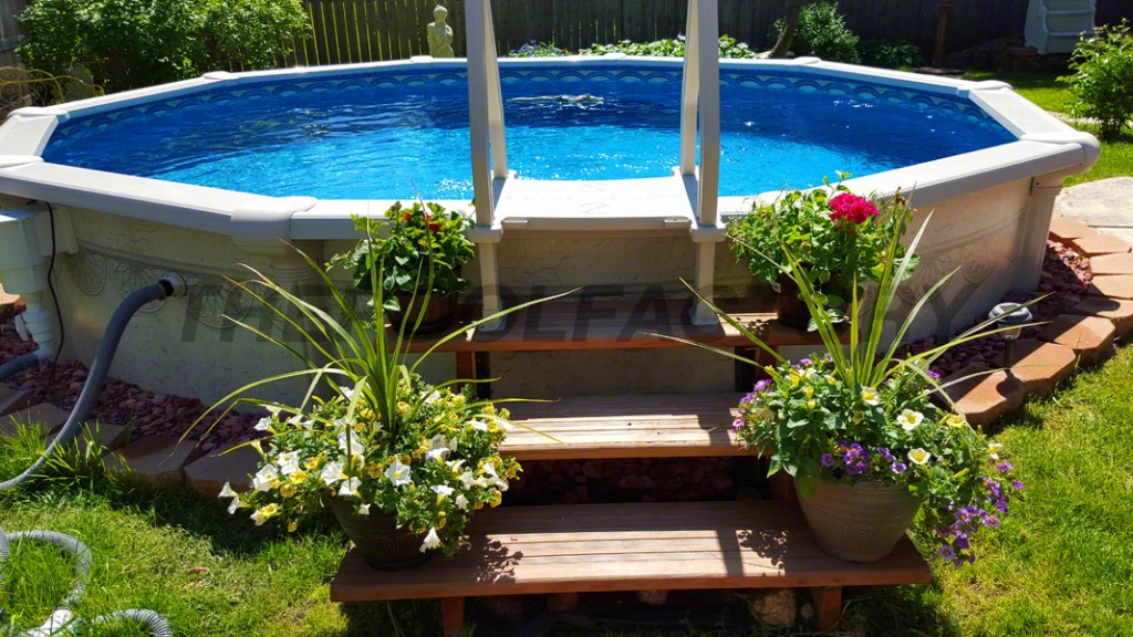 Image Of Above Ground Pool
 Landscaping Around Your Ground Pool