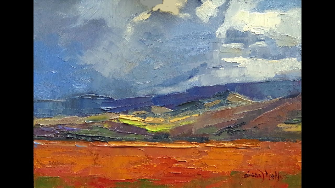 Impressionist Landscape Painting
 Oil painting study Landscape impressionism