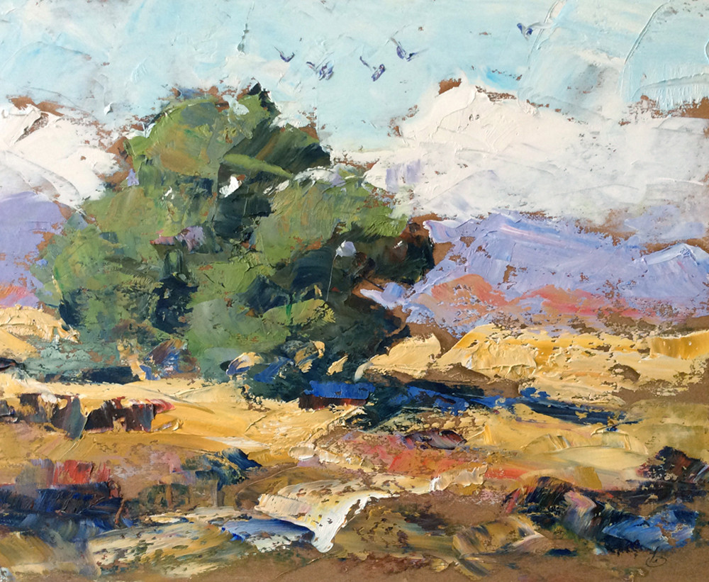 Impressionist Landscape Painting
 TOM BROWN FINE ART LARGE CALIFORNIA IMPRESSIONIST