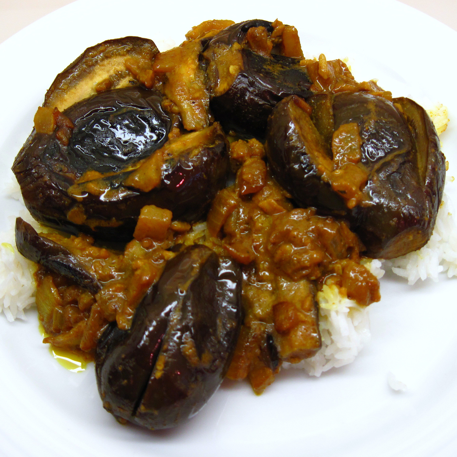Indian Baby Eggplant Recipes
 Curried Eggplant