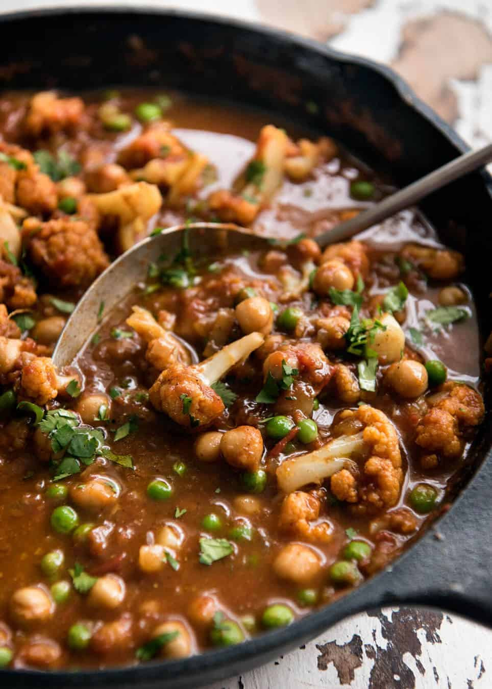 Indian Cauliflower Curry
 Cauliflower and Chickpea Curry