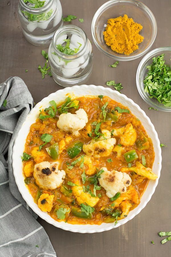 Indian Cauliflower Curry
 Indian cauliflower curry Pepper Bowl