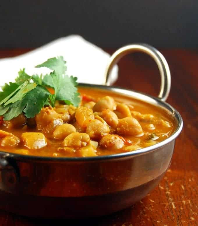 Indian Chickpea Recipes
 South Indian Chickpea Curry Vegan Recipes