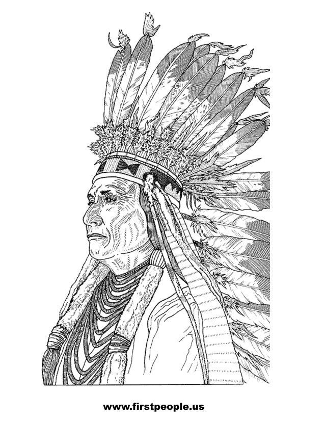 Indian Coloring Pages For Adults
 Cherokee Indian Coloring Pages Coloring Home