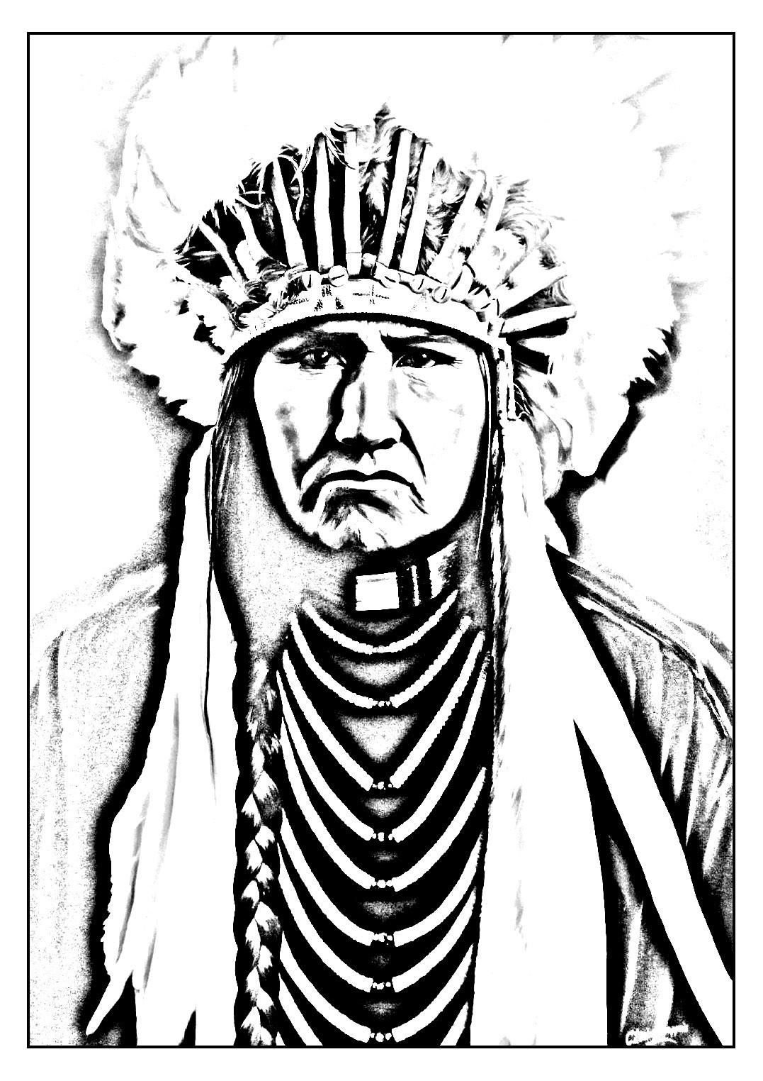 Indian Coloring Pages For Adults
 Native american indian Native American Adult Coloring Pages