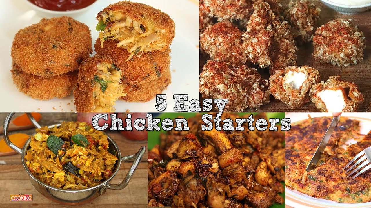 Indian Starter Recipes
 5 Easy Chicken Starters Indian Non Veg Recipes